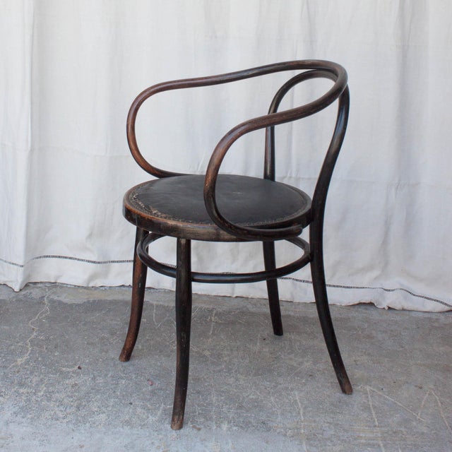 Vintage French Bentwood Arm Chair Chairish