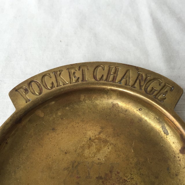 Brass Pocket Change Dish Chairish