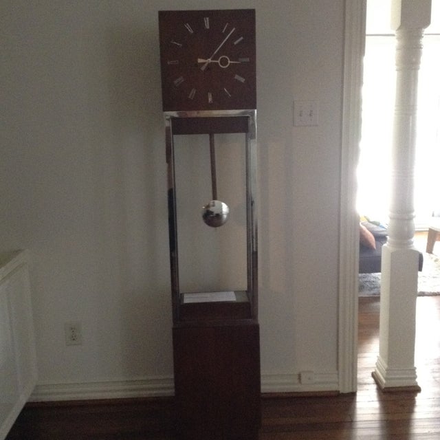 MidCentury Modern Floor Clock Chairish
