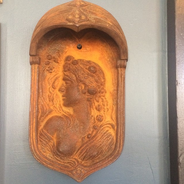 Art Nouveau Wall Plaques Pair Chairish