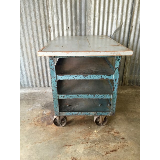 Vintage Industrial Factory Cart Chairish