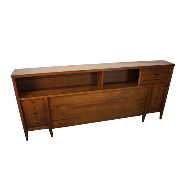 Lane MidCentury King Size Bookcase Headboard Chairish