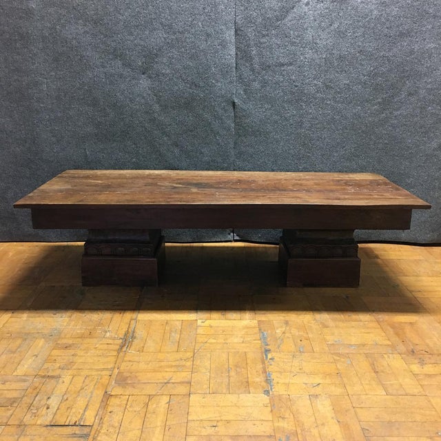 Teak Indonesian Coffee Table | Chairish