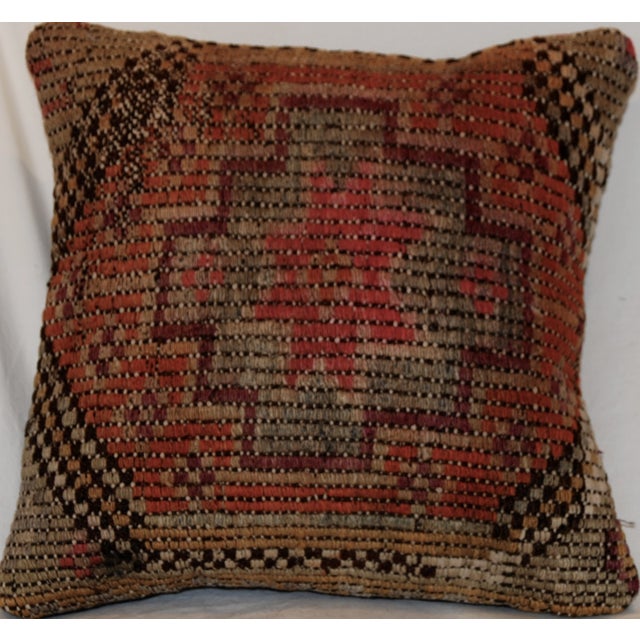 Vintage Handmade Wool Decorative Boho Pillow Chairish