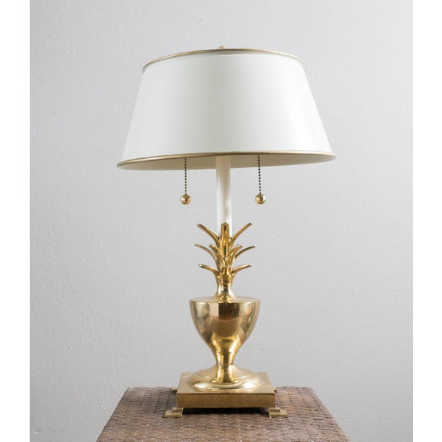 Vintage Brass Pineapple Table Lamp Chairish