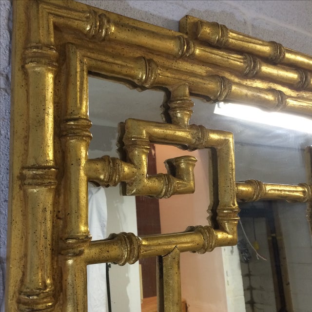 Gold BambooStyle Mirror Chairish