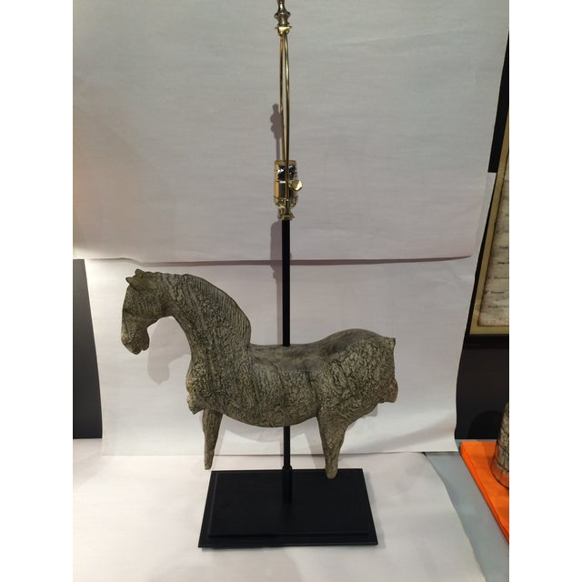 Barbara Cosgrove Horse Figure Table Lamp | Chairish