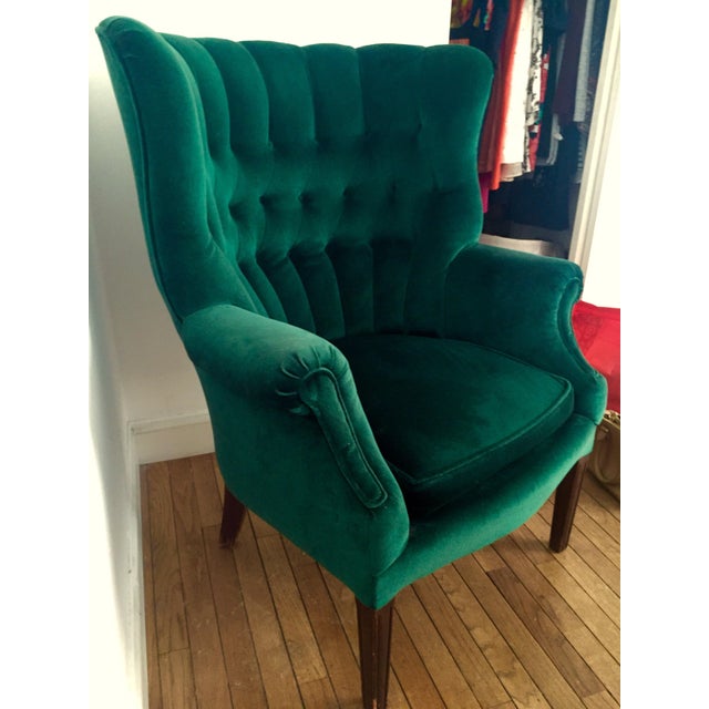 Vintage Emerald Green Armchair Chairish
