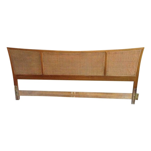 MidCentury Modern Cane Headboard King Size Chairish