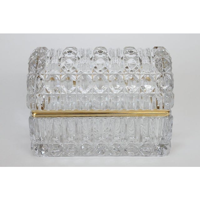 Antique Cut Glass Jewelry Box Chairish