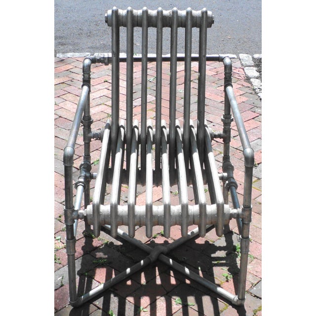 Vintage Industrial Radiator Chair Chairish