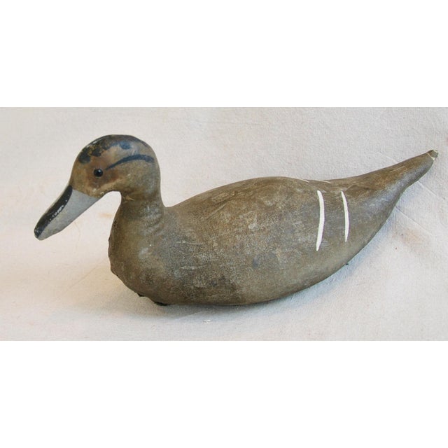 Antique New England Canvas Duck Decoy Chairish
