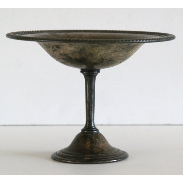 Aged Silver Plate Pedestal Dish Chairish