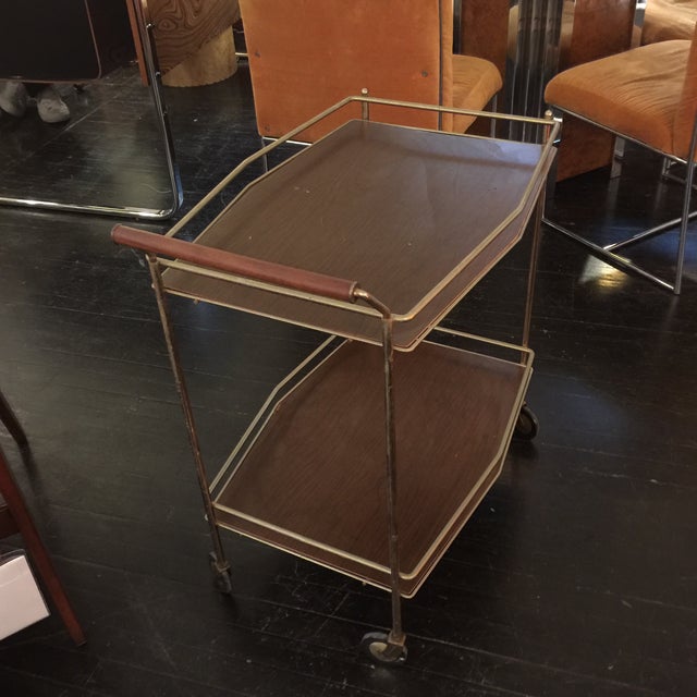 Mid Century Modern Brass Bar Cart Chairish