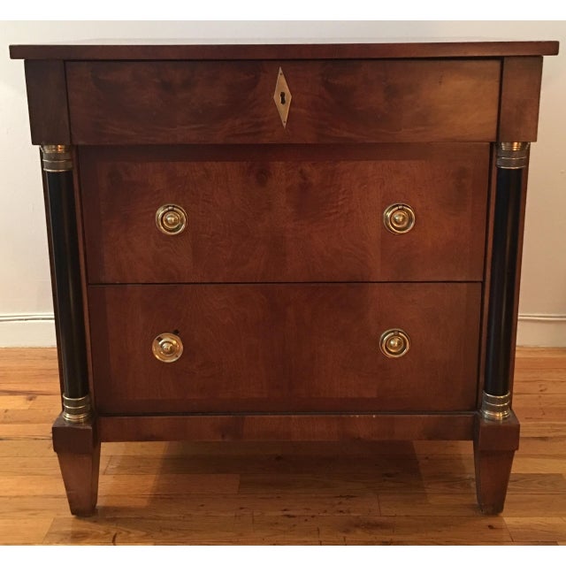 Century Furniture Neoclassical Mahogany Nightstands A Pair Chairish