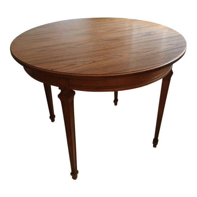 Antique Round Expandable Dining Table Chairish