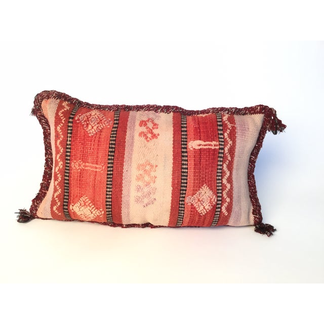 Moroccan Berber Kilim Wool Pillow Chairish