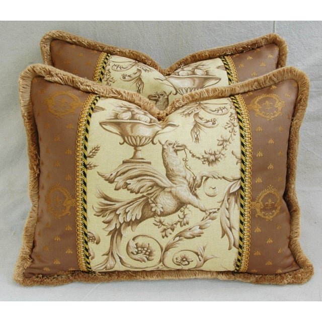 Designer Italian Old World Pillows Pair Chairish