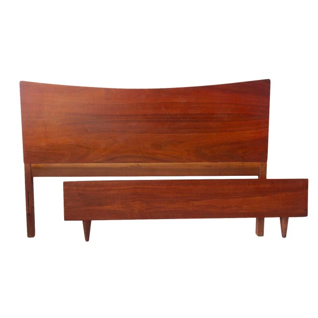 Vintage MidCentury Modern Queen Geometric Headboard Chairish