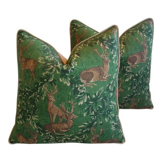 Vintage & Used Green Pillows | Chairish