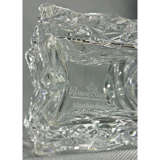 Rosenthal Studio Line Crystal Bag Vase Chairish