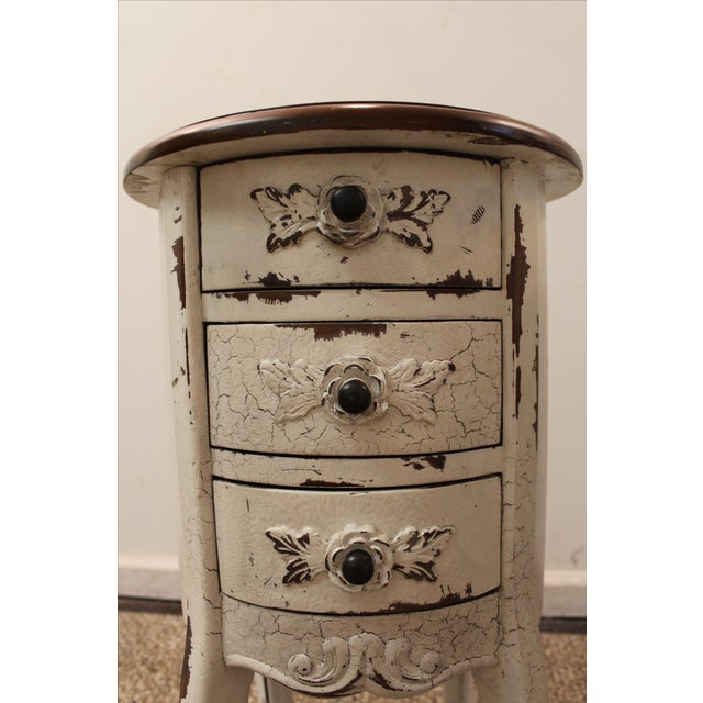 French Country Distressed Nightstands A Pair Chairish