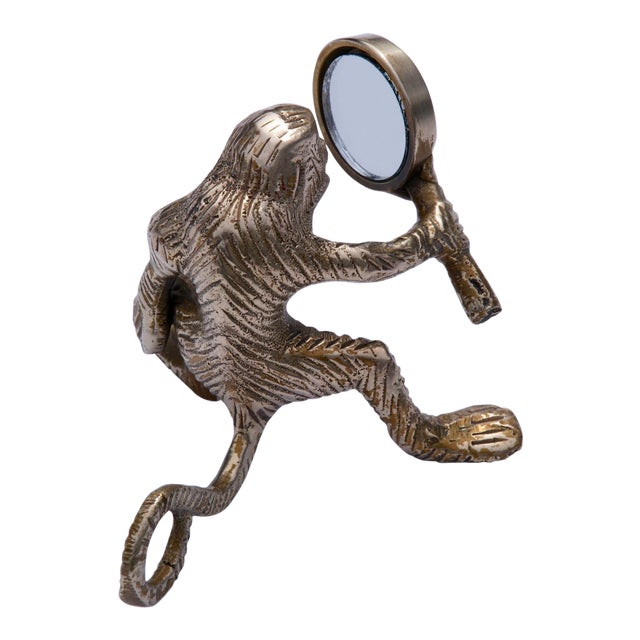 Vintage Brass Monkey Figurine Chairish
