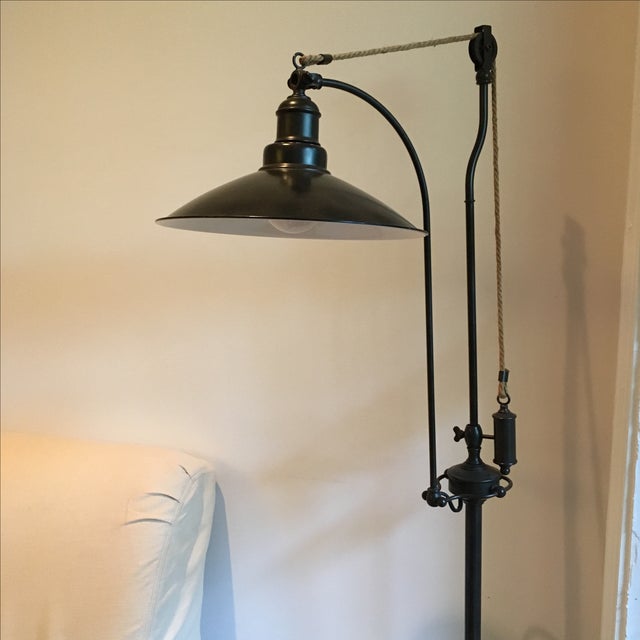 Pottery Barn Pulley Task Floor Lamp Chairish