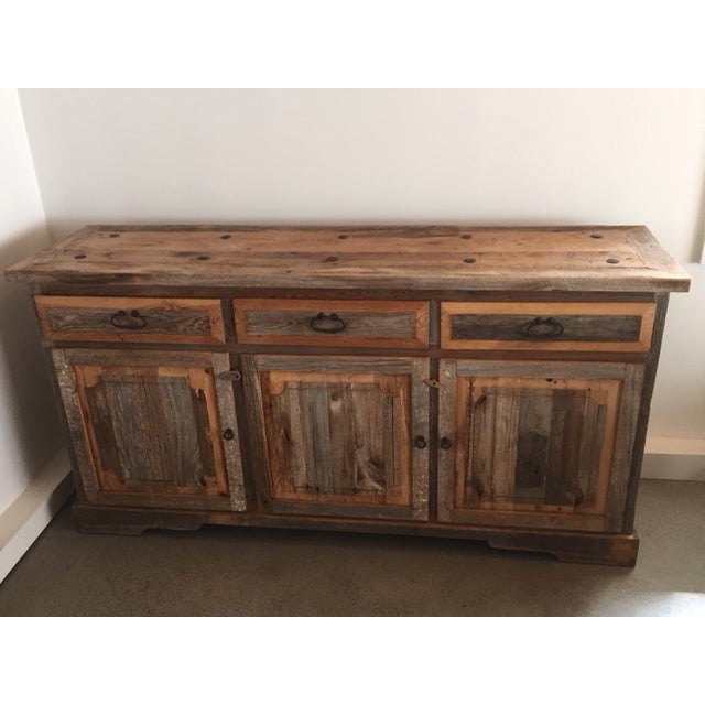 Rustic Wood Credenza Chairish