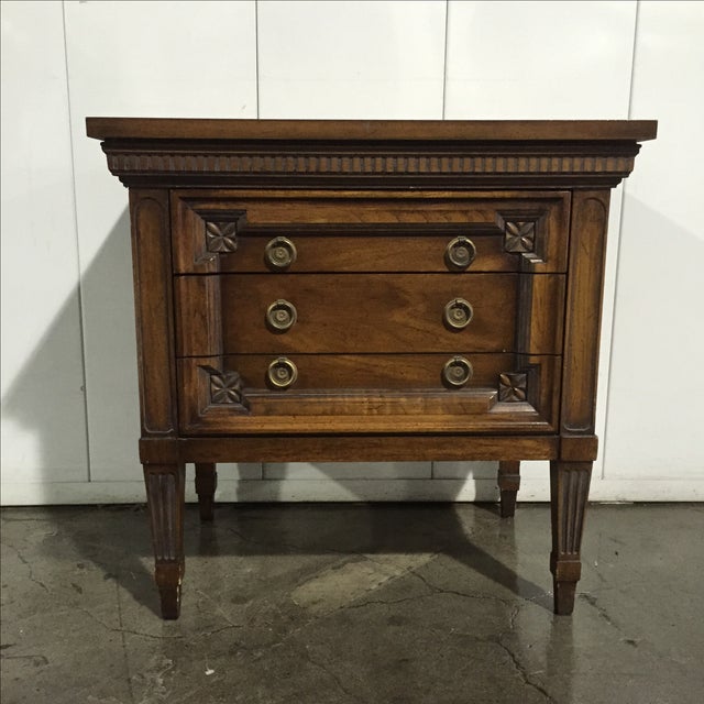 Vintage English Inspired Nightstand Pair Chairish