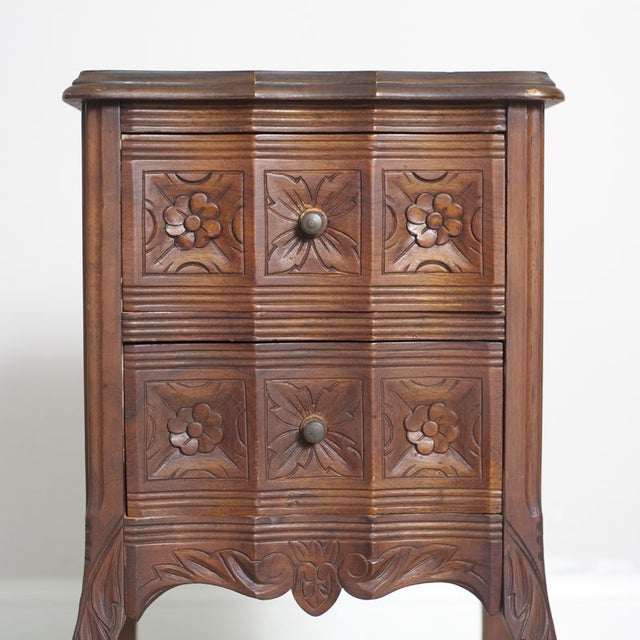 Bohemian Nightstands with 2 Drawers A Pair Chairish