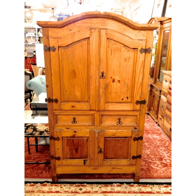 Rustic Pine Armoire Chairish