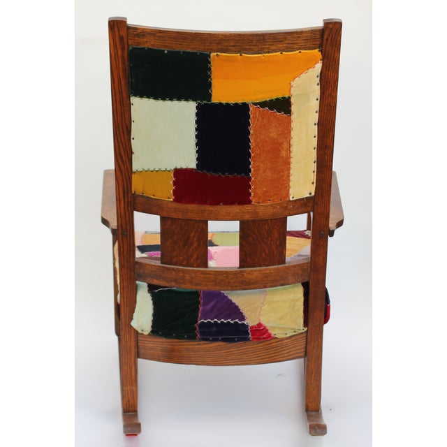 Patchwork Rocking Chair Chairish