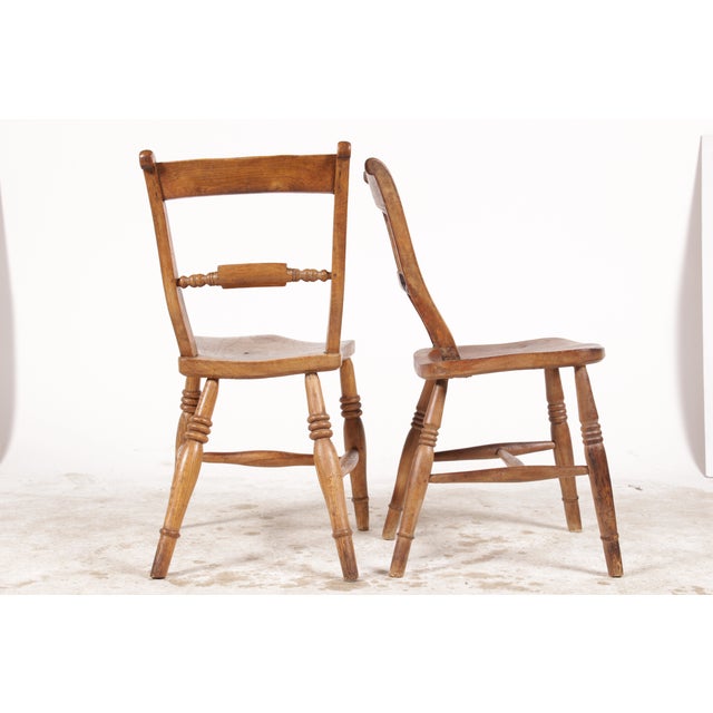Antique HitchcockStyle Dining Chairs Set of 4 Chairish