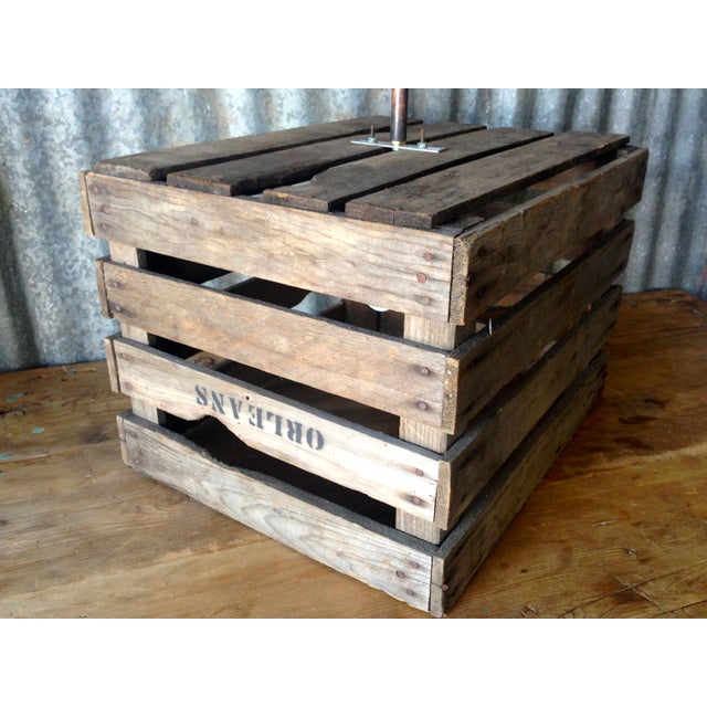 Orleans Apple Crate Light Chairish