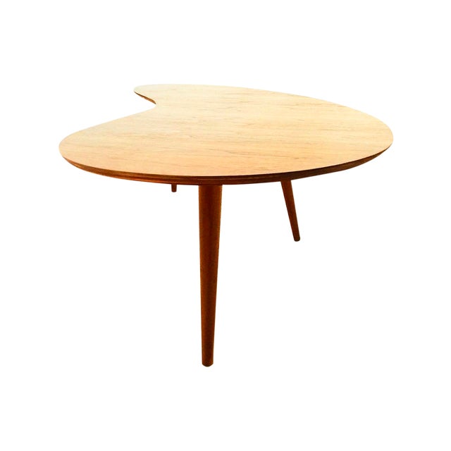 atomic table boomerang Chairish  Atomic Walnut Boomerang Table Coffee