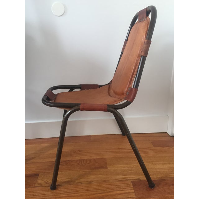 Padded Leather Strap Dining Chairs Set of 4 Chairish