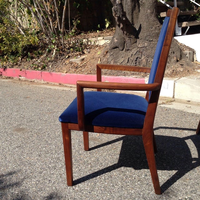 Reupholstered MidCentury Dining Chairs Set Of 6 Chairish