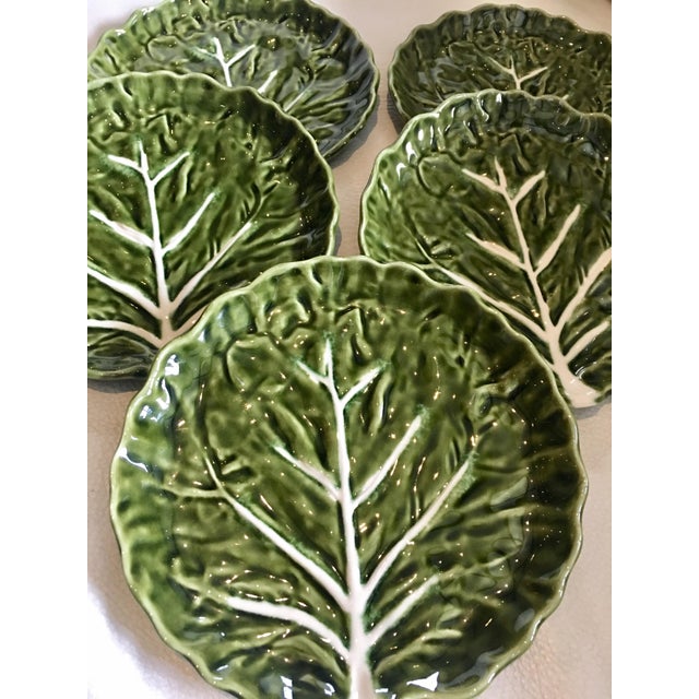 Portuguese Lettuce Leaf Plates Set of 5 Chairish