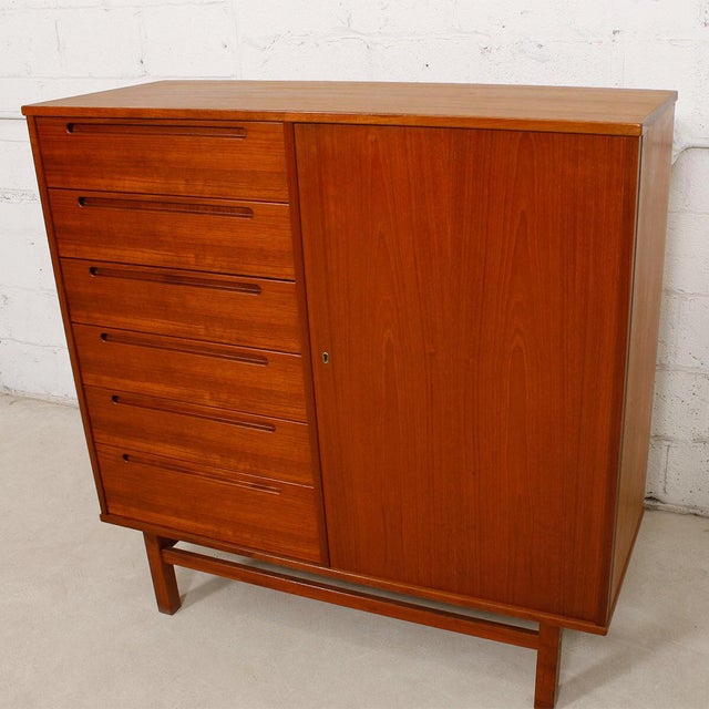 Torring Danish Modern Teak Gentleman's Chest Chairish