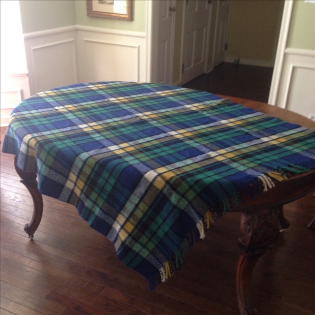Plaid Wool Tailgate/Picnic Blanket Chairish