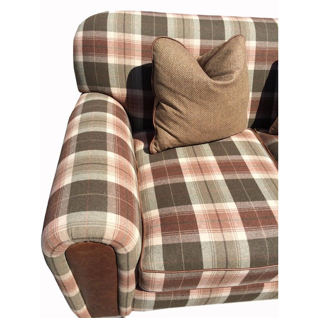 New Ralph Lauren Plaid Fabric Custom Made Sofa Chairish