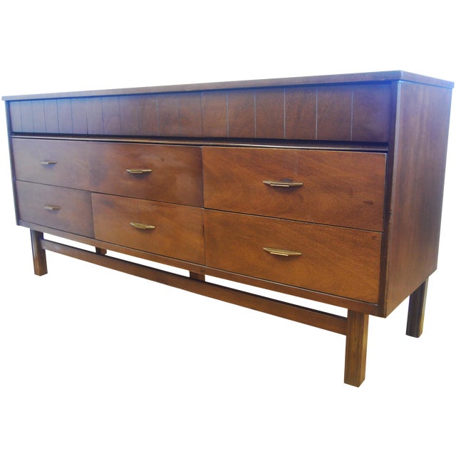 MidCentury Modern Dresser Bassett Furniture Chairish