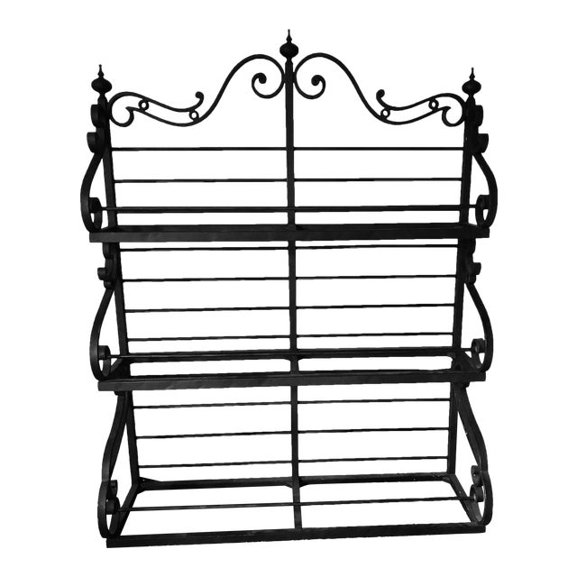 Baker Furniture Cast Iron Bakers Rack Chairish