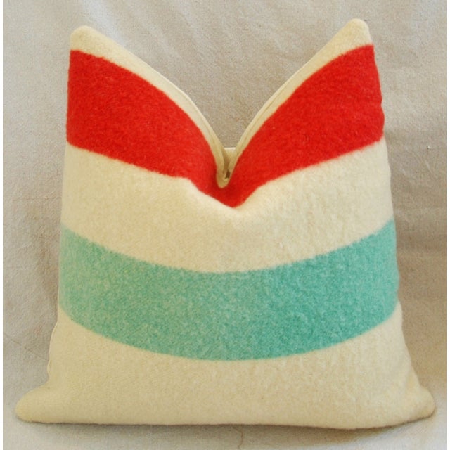 MultiStriped Hudson's Bay Blanket Pillows Pair Chairish