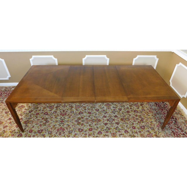1960s Baker Walnut Parsons Style Dining Table Chairish