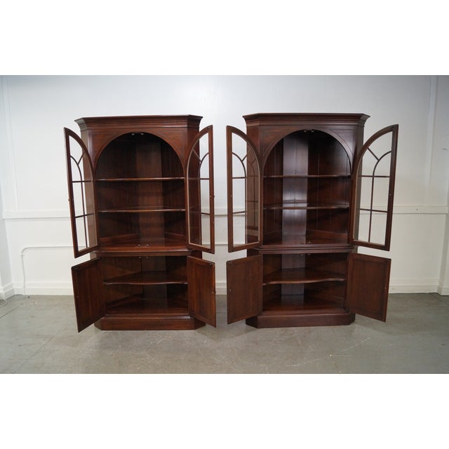 Ethan Allen Court Cherry Pair Chairish