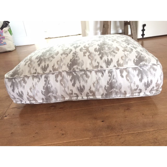 Gray Ikat Floor Cushions (4 Total) Chairish