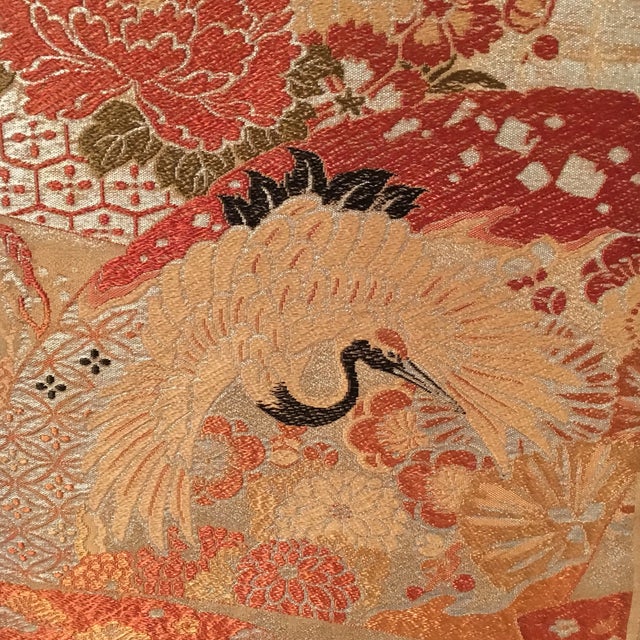 Vintage Japanese Silk Wall Tapestry Chairish