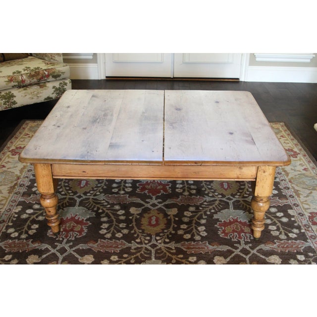 Antique Pine Farmhouse Coffee Table Chairish